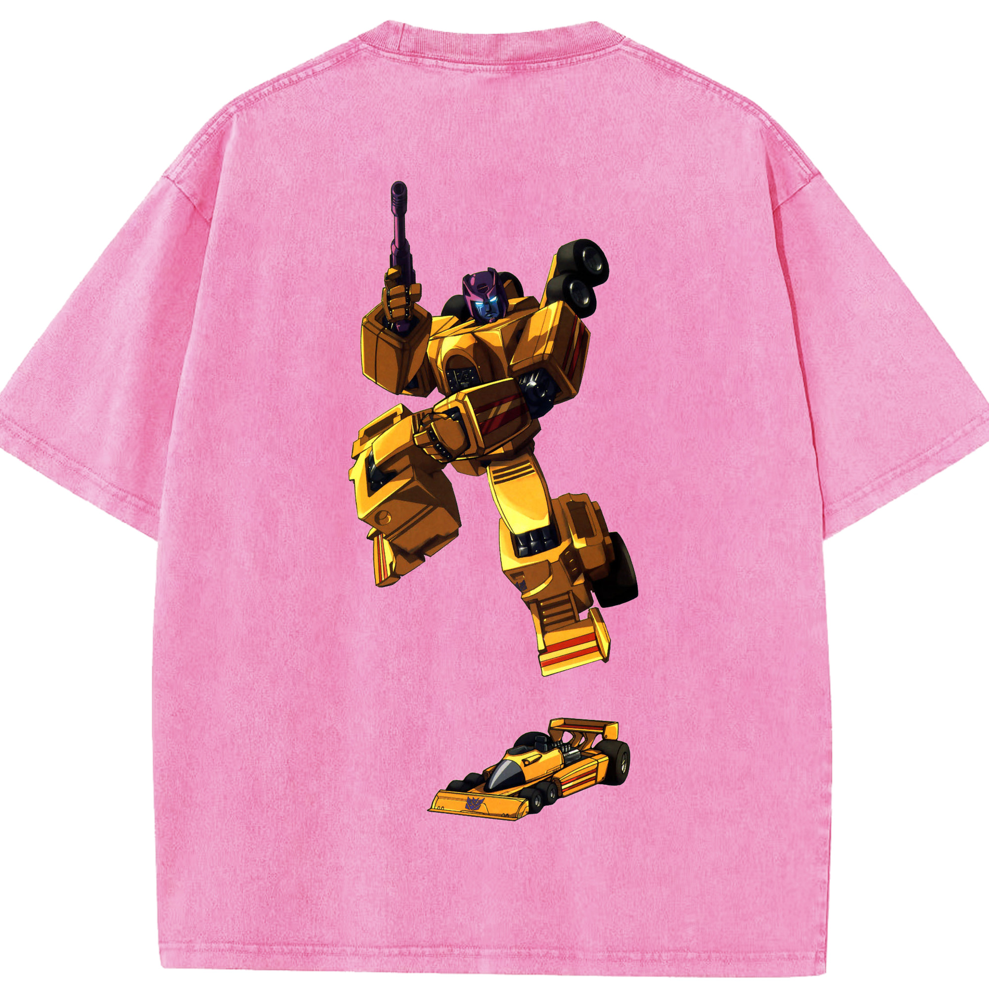 （画像用）  綿100% ヴィンテージ風 半袖Tシャツ（背面プリント）